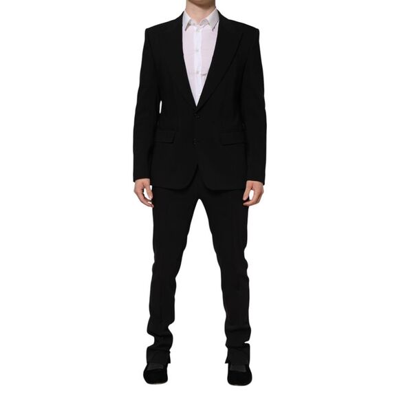 Dolce & Gabbana Black MARTINI Single Breasted 2 Piece Men's Suit